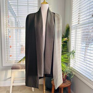 Audrey 3 + 1 Olive Green Cape & Vest Sz L